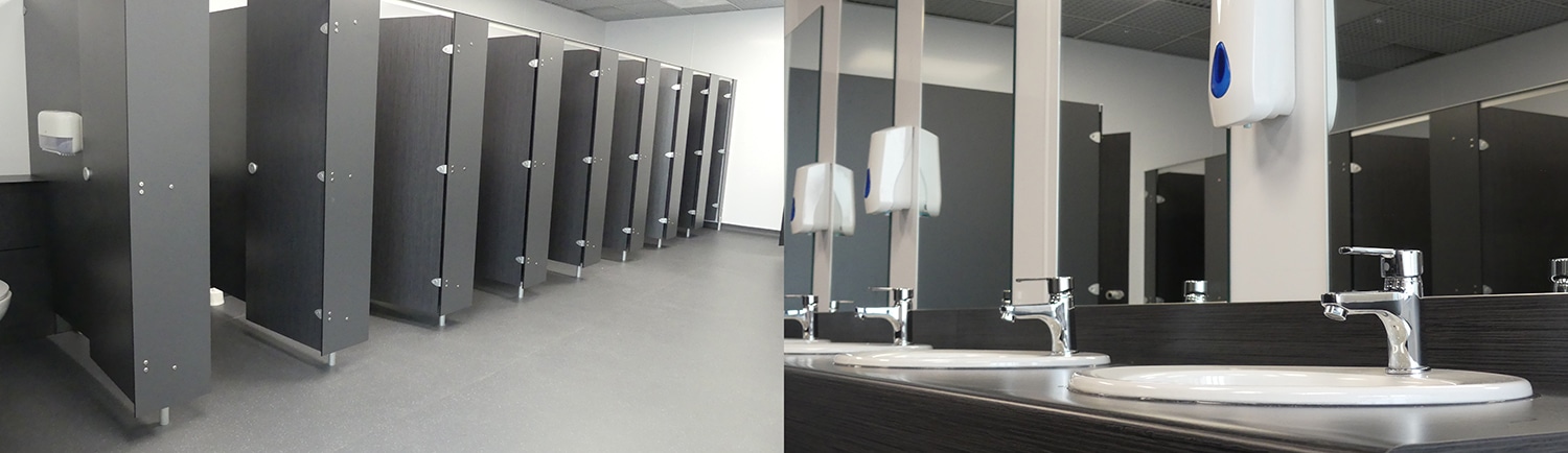 CityGroup completes three commercial WC refurbishments with DDA compliance. Total project value 100k